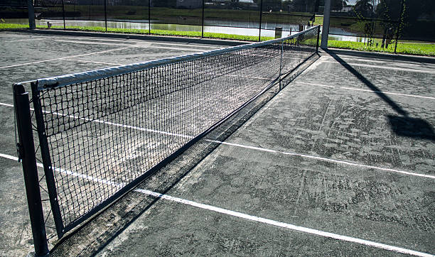 Construction d'un court de tennis à Nice