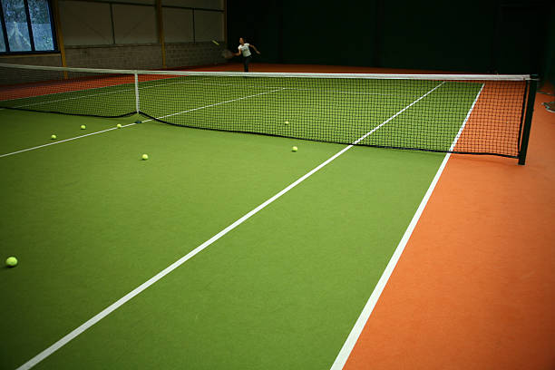 Construction d'un court de tennis à Saint-Tropez