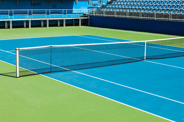 Rénovation d'un court de tennis à Aix-en-Provence