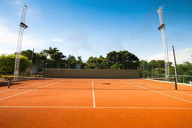 Rénovation d'un court de tennis à Aix-en-Provence