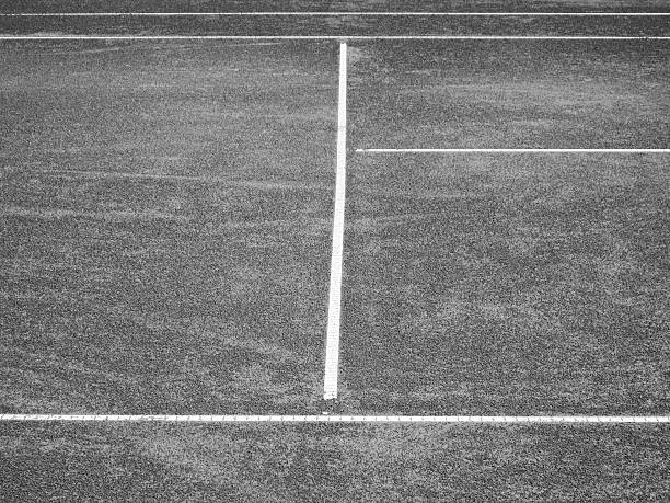 Construction d'un court de tennis en béton poreux en Aix-en-Provence