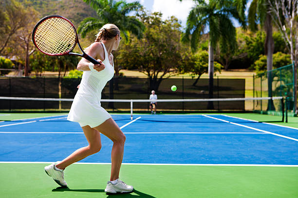 Construction court de tennis