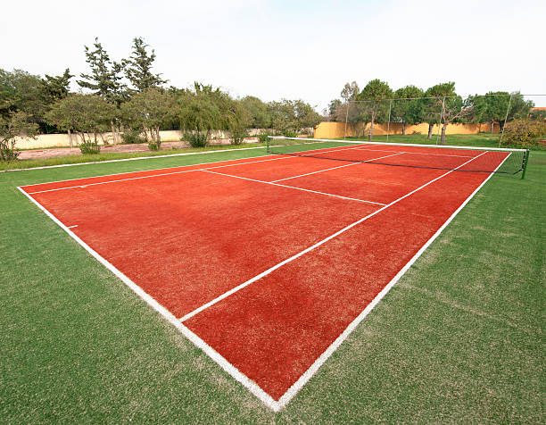 Construction court de tennis Gassin