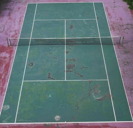 Construction court de tennis Gassin