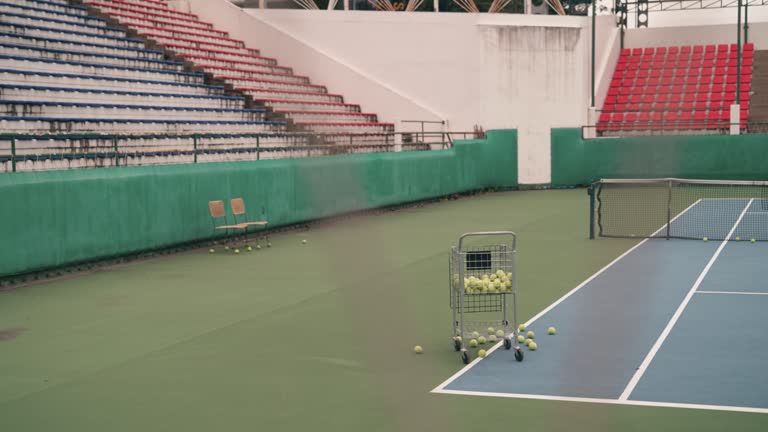 Construction d'un court de tennis à Cannes