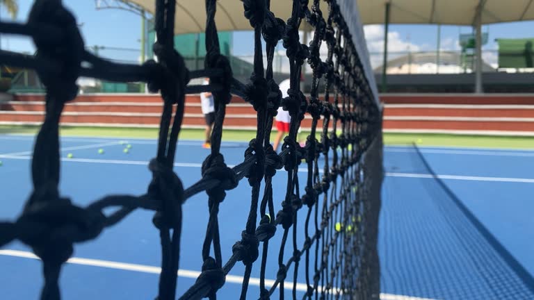 Construction d'un court de tennis à Cannes