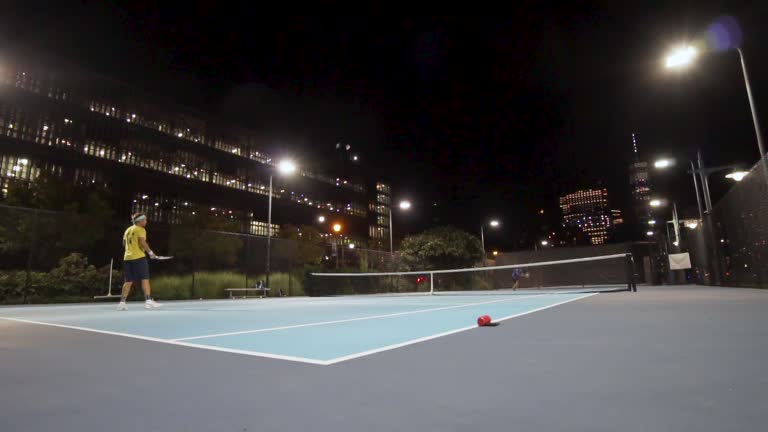 Construction d'un court de tennis à Cannes