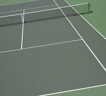 Construction court de tennis en béton poreux Nice